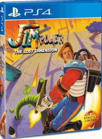 Jim Power: The Lost Dimension PAL Playstation 4 PAL box art
